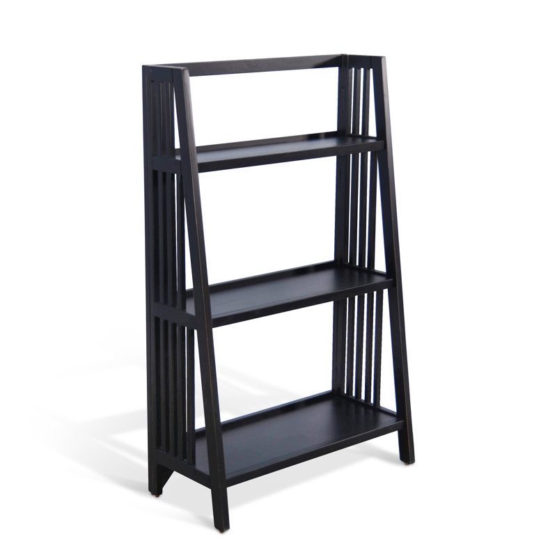  Bibliothèque étagère SAHINA H 48 po x l 28,25 po x P 14,25 po, Noyer noir, (3 tablettes) H 48 po x l 28,25 po x P 14,25 po