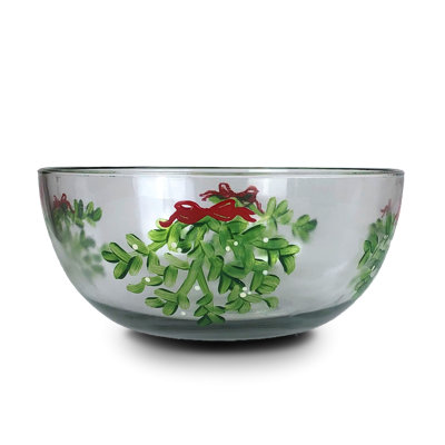 The Holiday Aisle® Ebanks Glass Salad Bowl