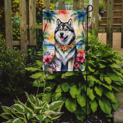 Drapeau de jardin en polyester double face H 15,5 po x l 11,25 po