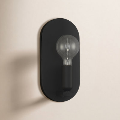 Single Light Dimmable Armed Sconce