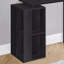 Bureau d'ordinateur, bureau à domicile, à gauche, à droite, tablettes de rangement, L 55 po, bureau, ordinateur portable, stratifié noir, métal noir, contemporain, moderne-1212441256