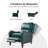 Beecher 28.75" Wide Leather Club Recliner-2034137805