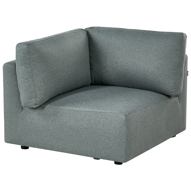 Blerata 1 Seater Seating Component, Green Fabric, Right Hand Facing