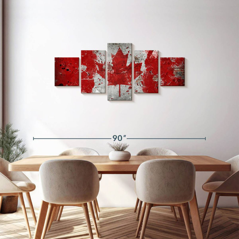 Grunge Canada Flag