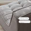 Wabi-Sabi Linen Blend Accent Chair for Home Use