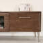 Meuble télé en bois massif de style rétro