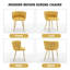 Chaise d'appoint rembourrée en velours Evanni-333893695-316044271