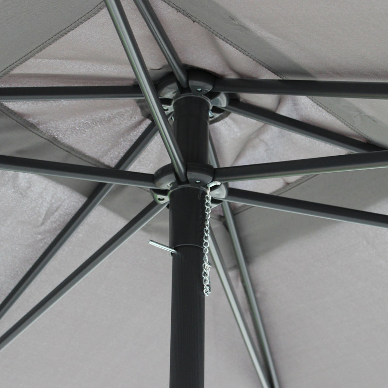 Ludgershall 200cm Market Parasol, 160cm H x 200cm W x 200cm D