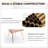 Modern Kitchen Chairs Velvet Upholstered Dining Chairs Set of 4-950729773