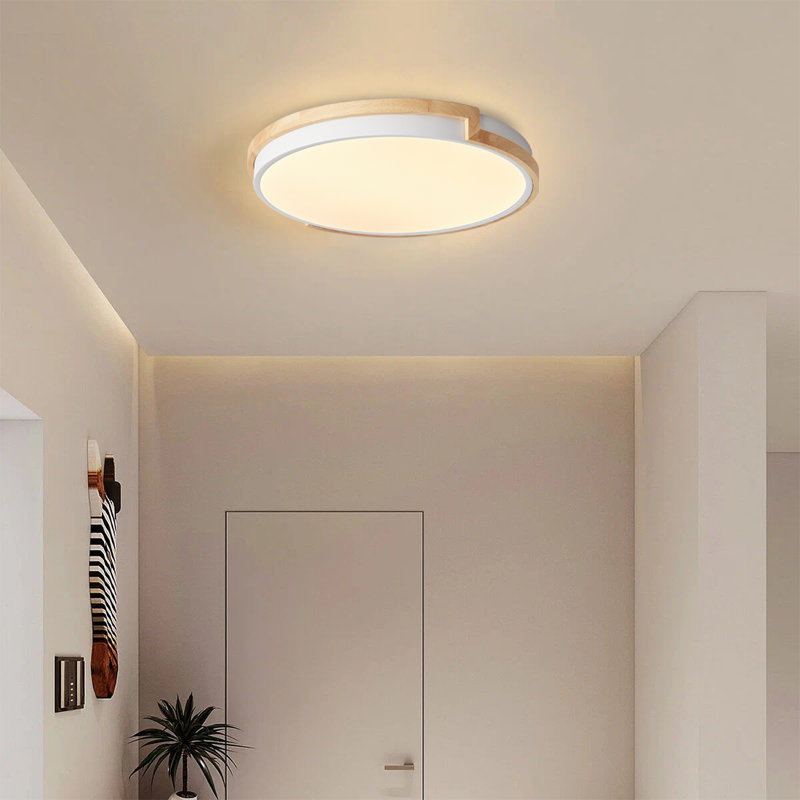 Aristaun LED Flush Mount, White, 3000