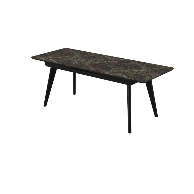 MODENA Metal Base Dining Table, 31" W x 55" L