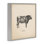 «Moo Farm Cow Sounds White», estampe numérique par Wild Apple Portfolio