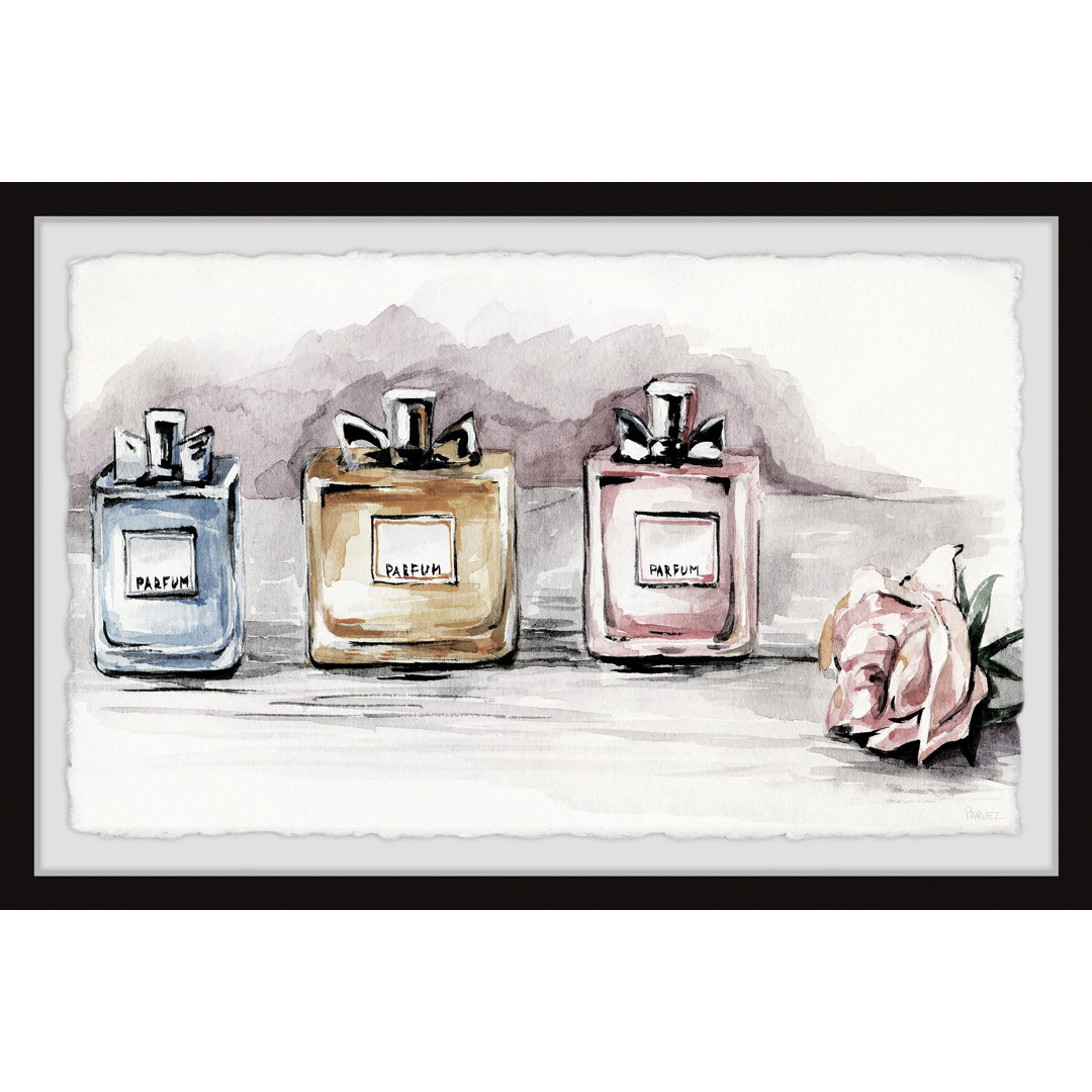 'Floral Scents' by Parvez Taj Framed Painting