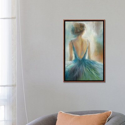 «Lady in Blue» par K. Nari - reproduction d'art