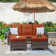 Anahit 3-Piece Wicker Outdoor Seating Group with Cushions