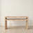 Seagrove Long Acacia Wood and Water Hyacinth Console Table