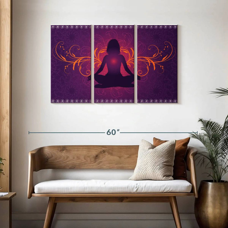 Chakra Kerrick Yoga, H 28 po x l 45 po