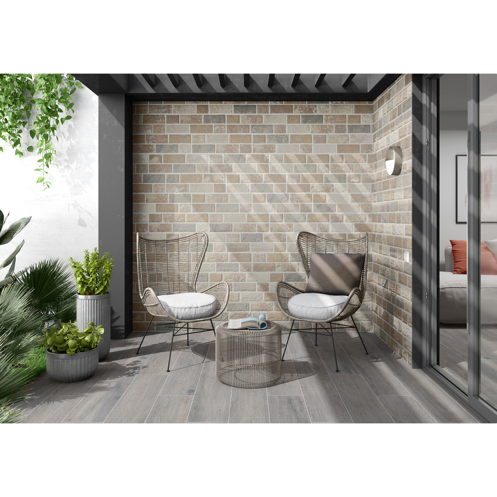 Ancona 2.0 8" x 48" Tile, Gray