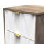 Las Vegas 45cm W Manufactured Wood Bedside Table-101033759