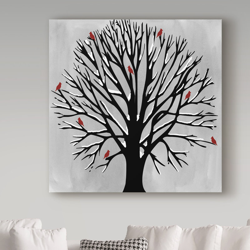 «Kebhaw Birds» par Keishawna, impression sur toile tendue, H 14 po x l 14 po