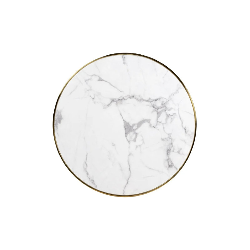 Osteria Round Marble Top Dining Table