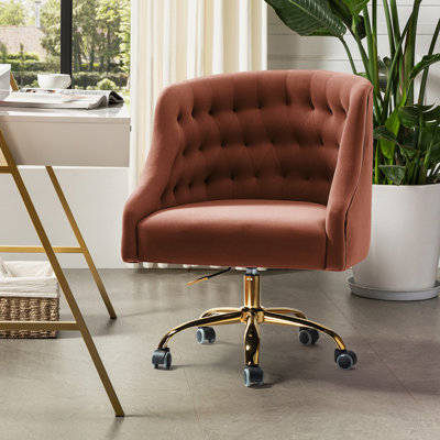 Doreen Velvet Hand-Curated Task Chair