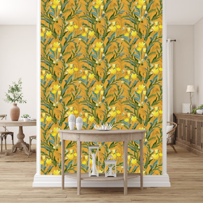 Panneau de papier peint adhésif L 18,75 pi x l 25 po Tulip