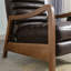 Fauteuil inclinable club 26 po Mid-Century-791783