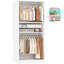 80" Closet System with 2 Hanging Rods-1583235882