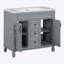 Meuble-lavabo moderne 36 po avec lavabo supérieur-1593071345