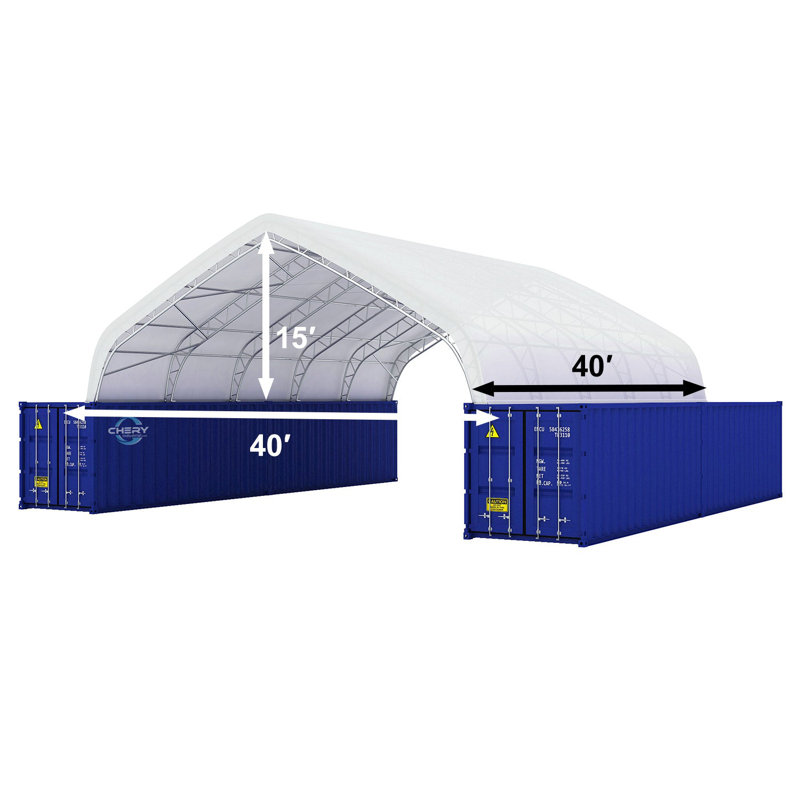 40 pi. L 40 pi. D Double Truss Peak