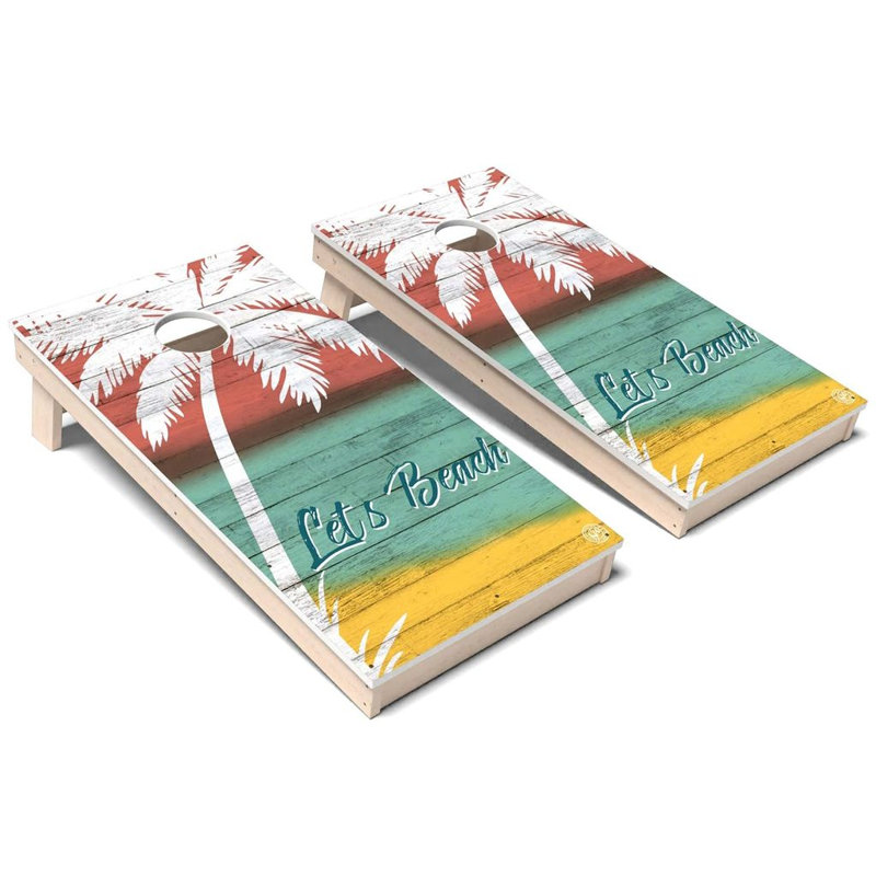 Ensemble de jeu de cornets Lets Beach, AUCUN accessoire