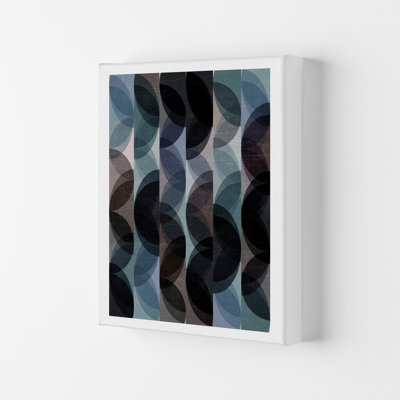 Blue Colourful Abstract B - Print