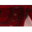 Luca 6871 – Elegant rug with fringes in burgundy & black – Classic Lucaal rug with ornamental & frame pattern-924877338
