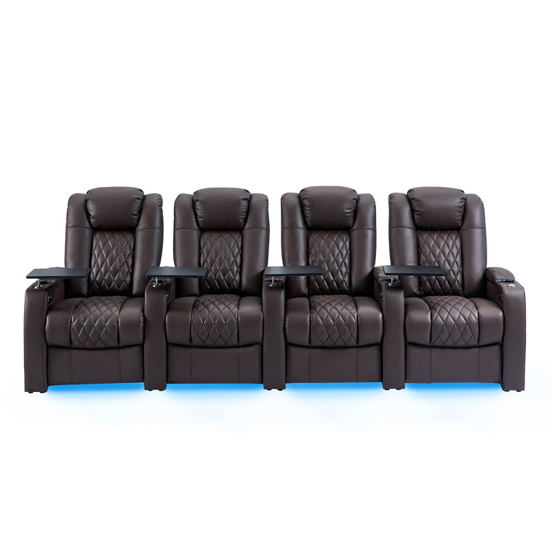 Fauteuil de cinéma inclinable Power Zero Gravity, Brun