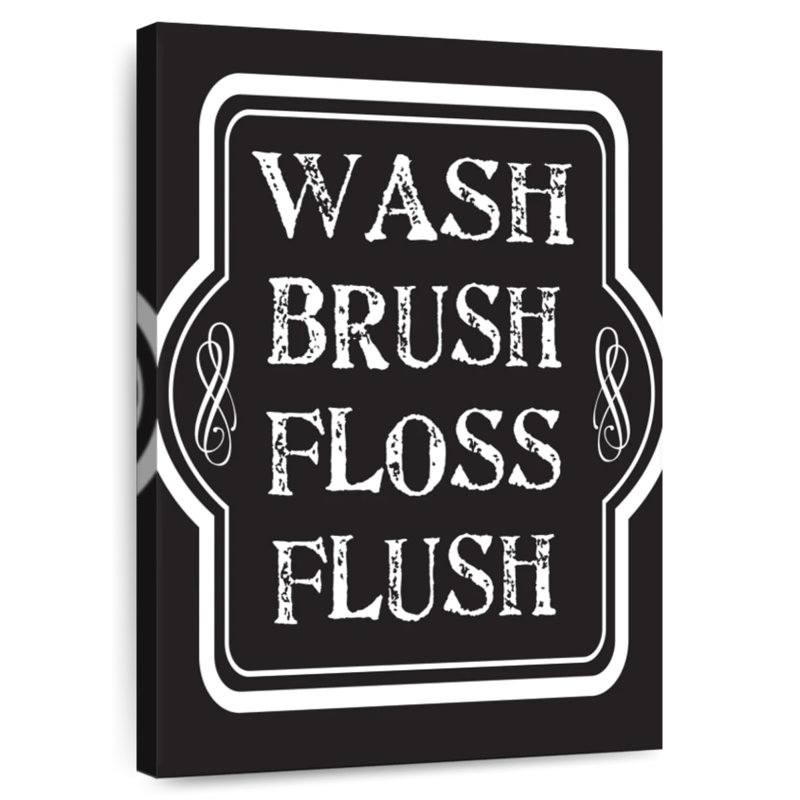 Tergel Wash Brush Floss Flush, 36" H x 24" W