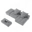 Canapé modulaire surdimensionné moderne avec repose-pieds-157881697