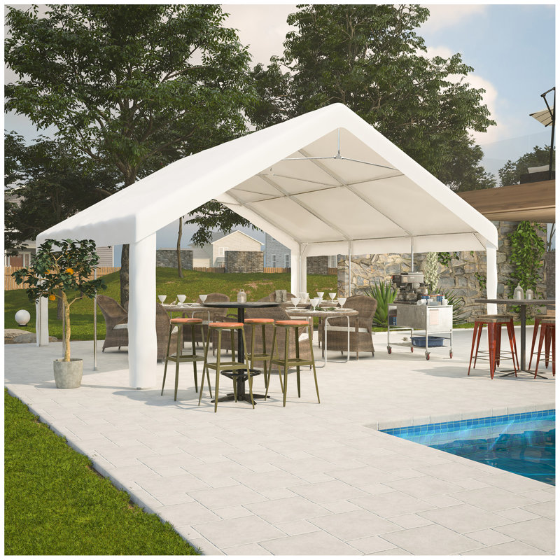 20X32ft Party Tent Heavy Duty, Large Wedding Event Shelters With 3 Storage Bags & Removable Sidewalls, Outdoor Canopy Gazebo Commercial Tents For Parties Carport Camping Garden Patio
