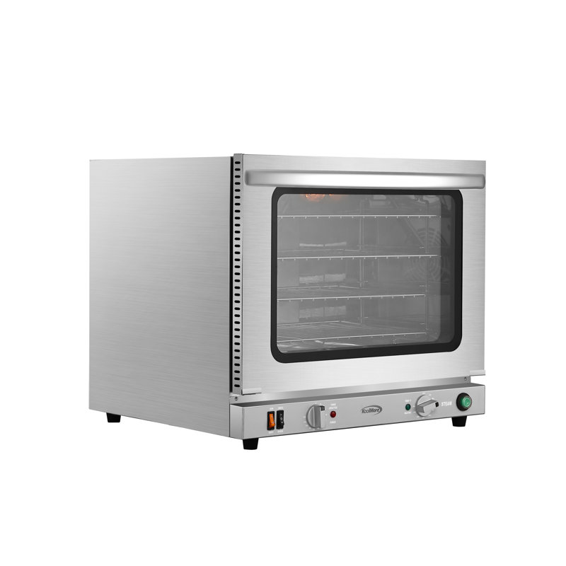 Countertop Convection Oven for Half-Size Pans with 4 Racks and 2800W of Power in Stainless-Steel - 208/240V, 2.3 cu. ft.
