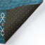Tapis bleu / blanc / brun tissé à la machine Anber-899605209