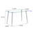 1 Piece Rectangular Dining Table Without Chair-1463643448