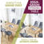 Antigua Extendable Metal Base Dining Table