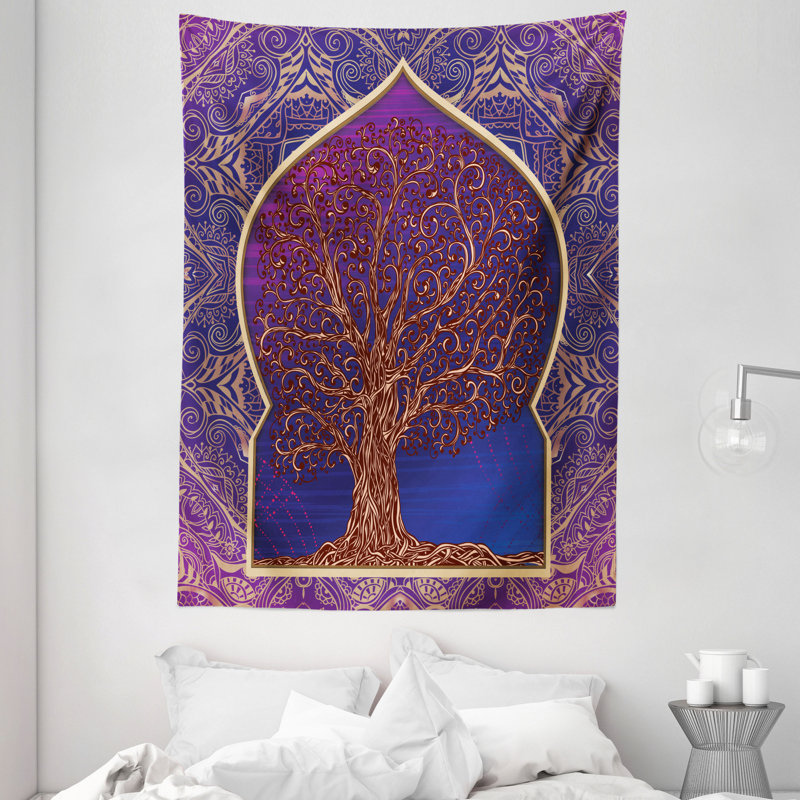 Tapisserie rétro en polyester, H 80 po x l 60 po