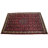 One-of-a-Kind Rectangle 3'7" X 5'4" 1990s Wool Area Rug in Red/Beige/Black