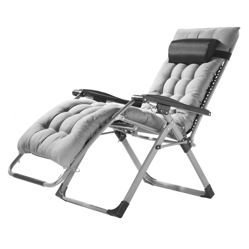 Fauteuil inclinable 26 po Zero Gravity, Gris, Noir