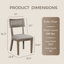 Chaise d'appoint rembourrée Harto