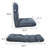 Trule Adjustable Reclining Floor Game Chair-1008110423