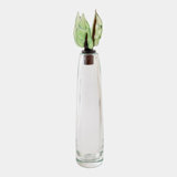 Leaf Top Handcrafted Glass Decorative Bottles