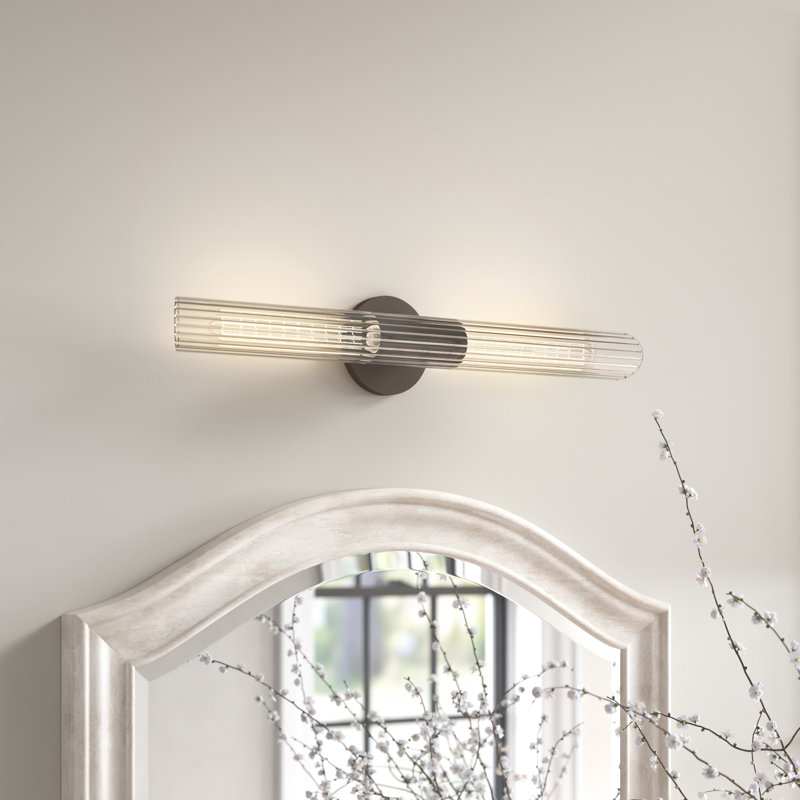 Anston Steel Armed Sconce, Old Bronze