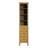 20 Inch Open Shelving Bath Storage Cabinet in Chocolate Oak-1907140528-1911141108